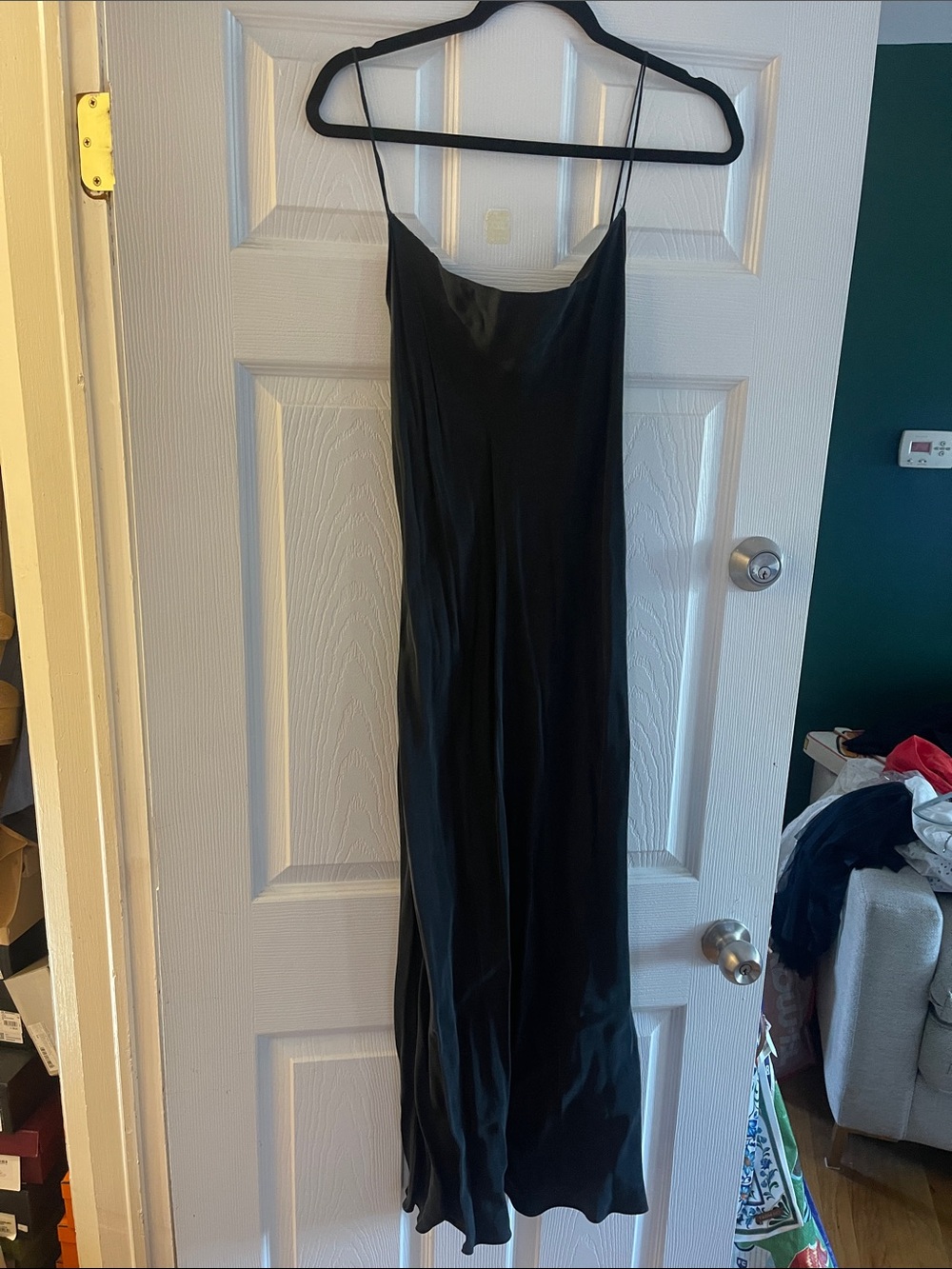 J. Crew Black Slip Dress - NWT